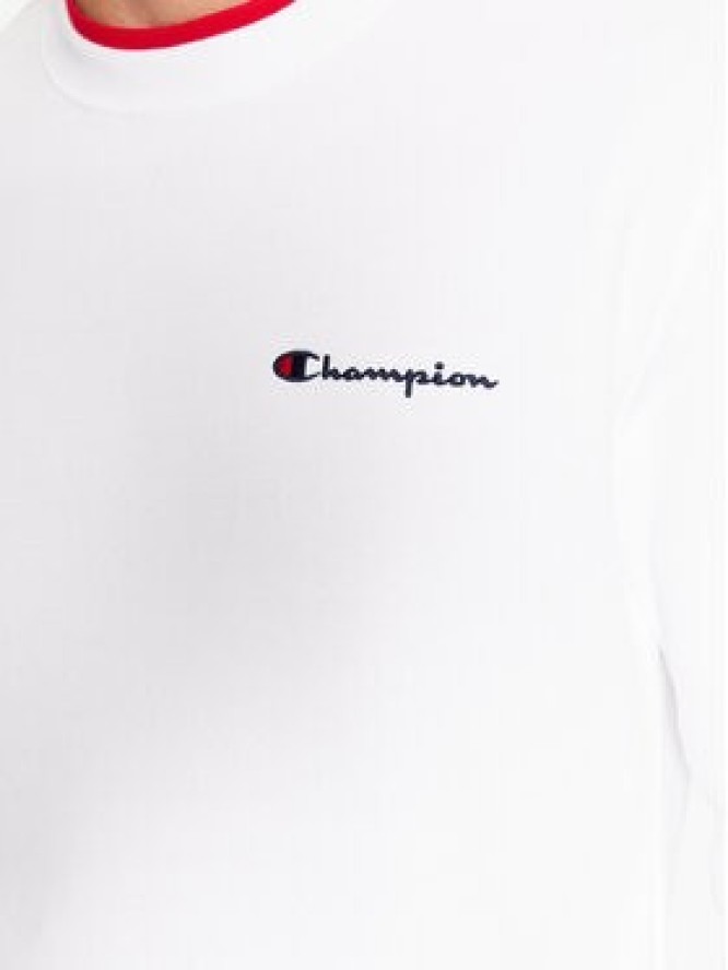 Champion Bluza Crewneck Sweatshirt 219209 Biały Comfort Fit