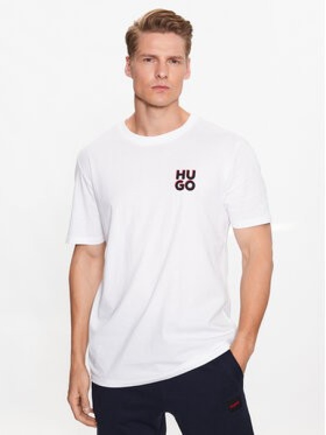 Hugo Komplet 2 t-shirtów 50492550 Biały Regular Fit