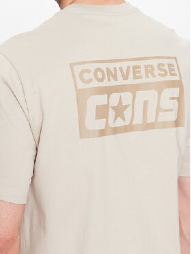 Converse T-Shirt Cons 10021134-A16 Beżowy Regular Fit