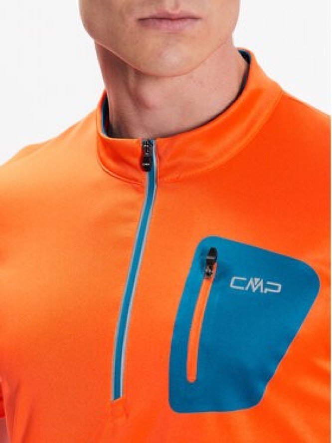 CMP Koszulka rowerowa 3C89757T Pomarańczowy Regular Fit