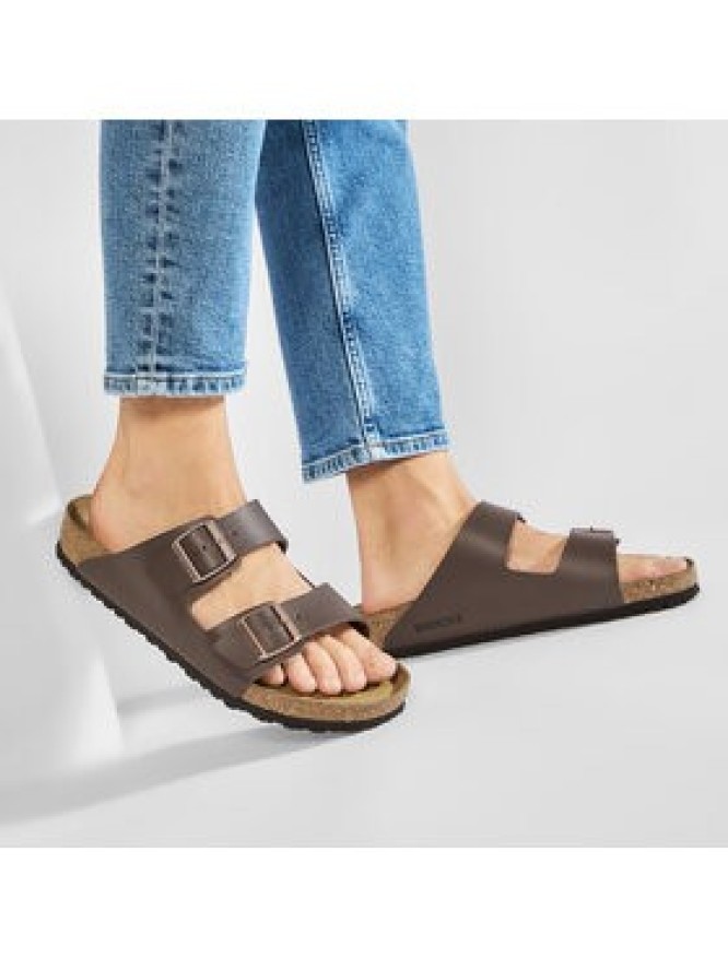 Birkenstock Klapki Arizona 0051701 Brązowy