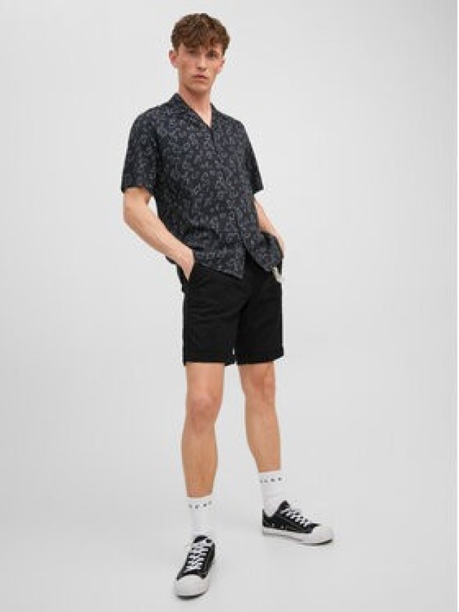 Jack&Jones Szorty materiałowe Sky 12210139 Czarny Regular Fit