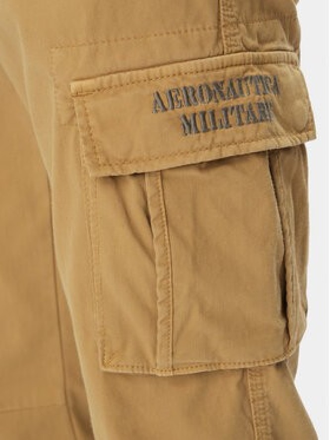 Aeronautica Militare Spodnie materiałowe 241PA1329CT2443 Brązowy Regular Fit