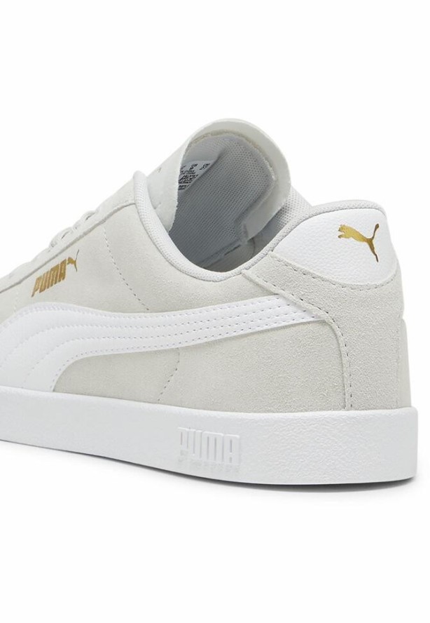 Sneakersy zamszowe unisex PUMA Club II PUMA Glacial Gray White Gold