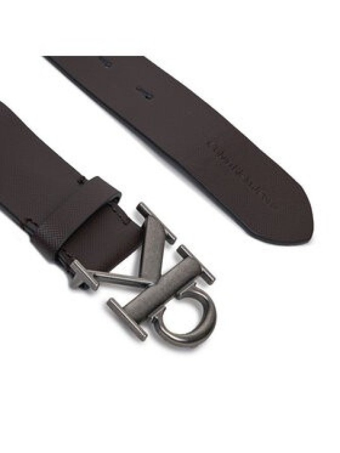 Calvin Klein Jeans Pasek Męski Ro Mono Plaque Lthr Belt 40Mm K50K511418 Brązowy