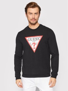 Guess Bluza M2YQ37 K6ZS1 Czarny Regular Fit