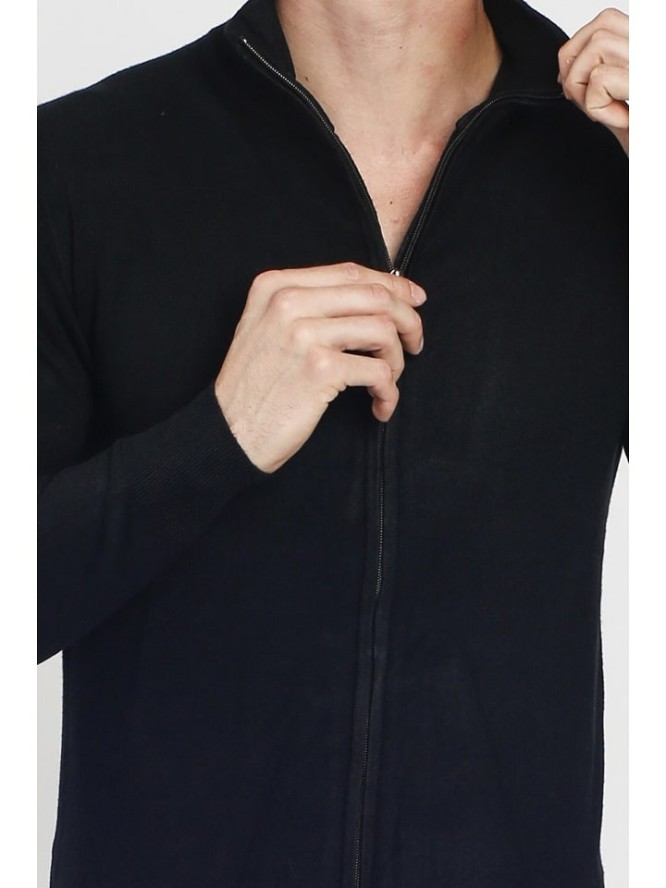 William de Faye Kardigan w kolorze czarnym rozmiar: 48