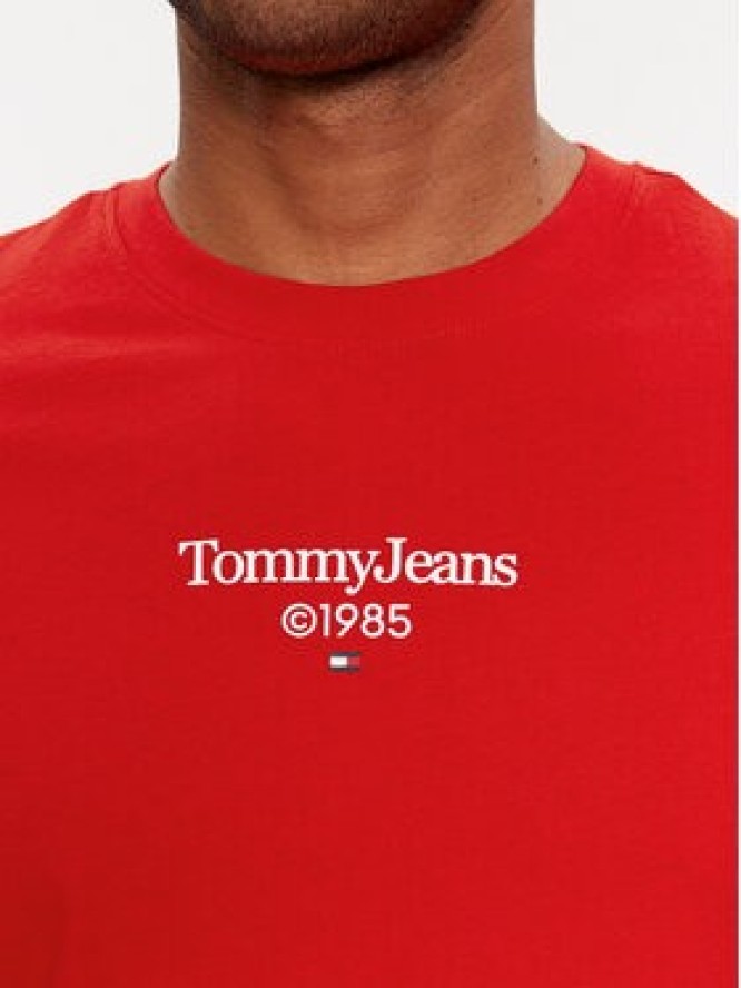 Tommy Jeans T-Shirt 85 Entry DM0DM18569 Czerwony Regular Fit