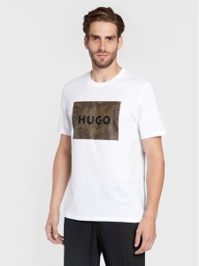 Hugo T-Shirt Dulive_U224 50477005 Biały Regular Fit