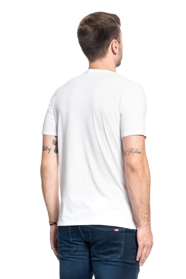 LEE T SHIRT PHOTO TEE WHITE CANVAS L60QEPRR