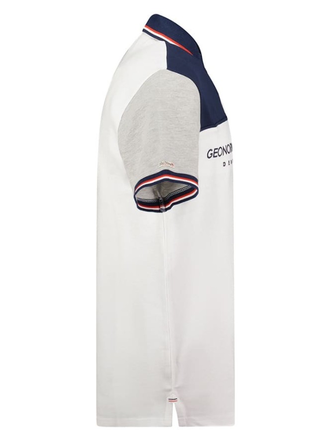 Geographical Norway Koszulka polo "Kondo" w kolorze białym rozmiar: S