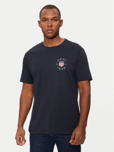 Gant T-Shirt 2003269 Granatowy Regular Fit