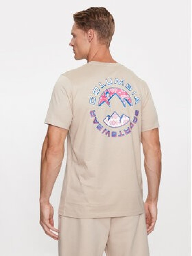 Columbia T-Shirt Rapid Ridge™ Back Graphic Tee II Brązowy Regular Fit