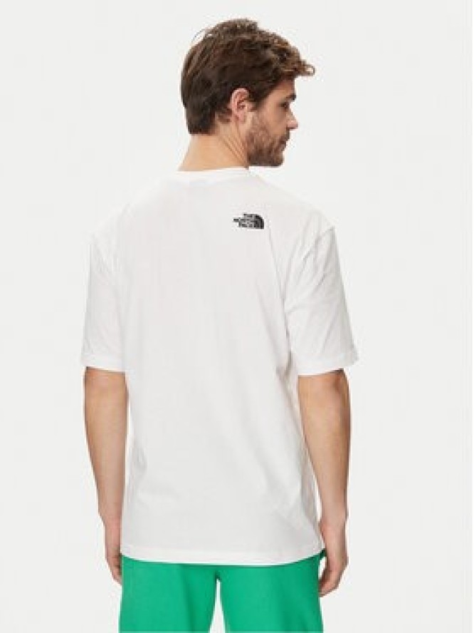 The North Face T-Shirt Simple Dome NF0A87NR Biały Oversize