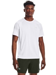 Under Armour T-Shirt UA STREAKER TEE 1361469 Biały Regular Fit