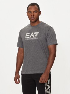EA7 Emporio Armani T-Shirt 6DPT81 PJVPZ 3925 Szary Regular Fit