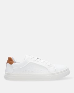 BIAŁE SNEAKERSY MĘSKIE 54A0226 WHITE-BR