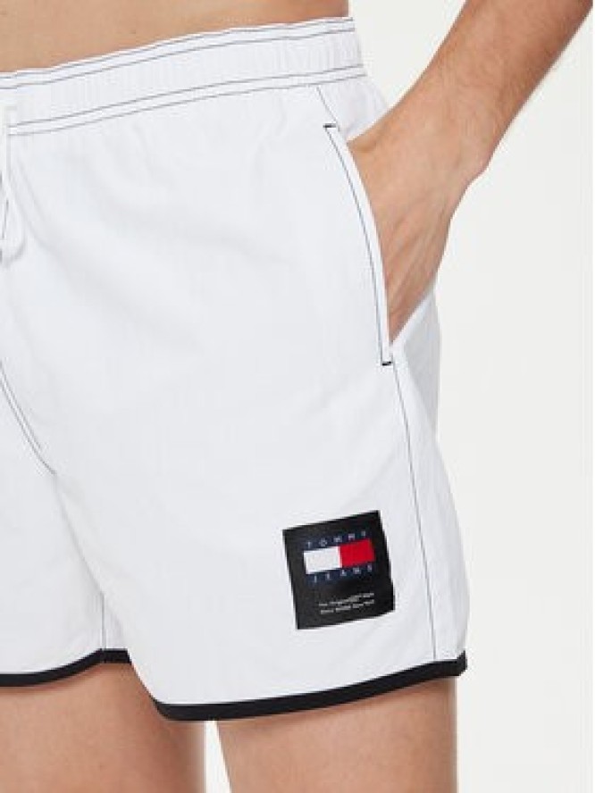 Tommy Hilfiger Szorty kąpielowe UM0UM03149 Biały Regular Fit