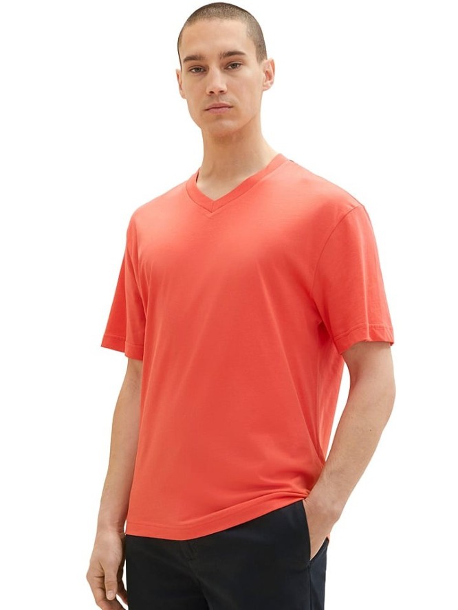 Tom Tailor Koszulka w kolorze czerwonym rozmiar: M
