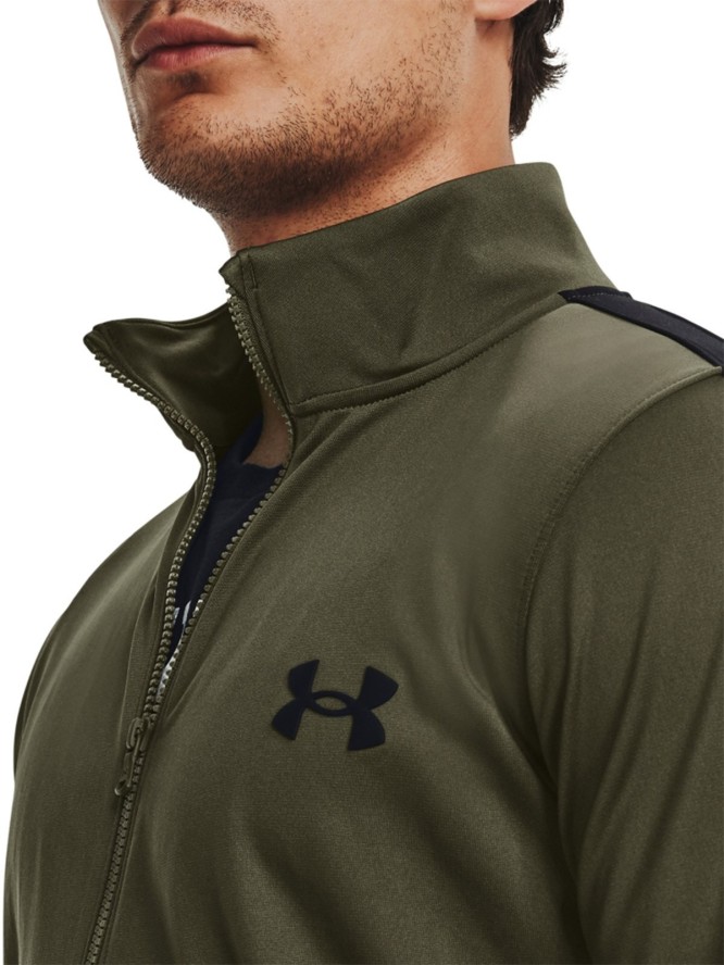 Komplet dresowy męski Under Armour UA Knit Track Suit - oliwkowy