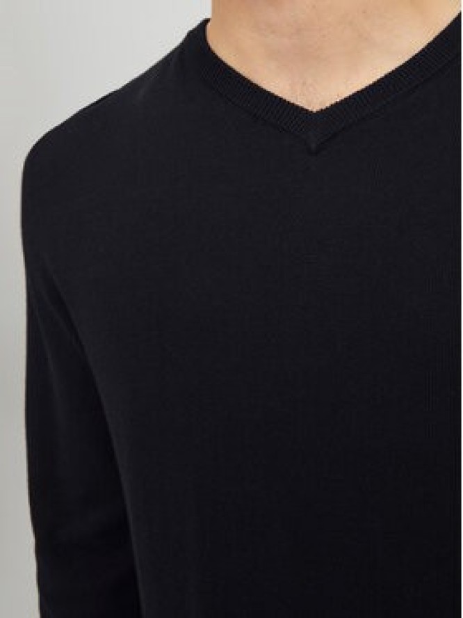 Jack&Jones Sweter 12137194 Czarny Regular Fit