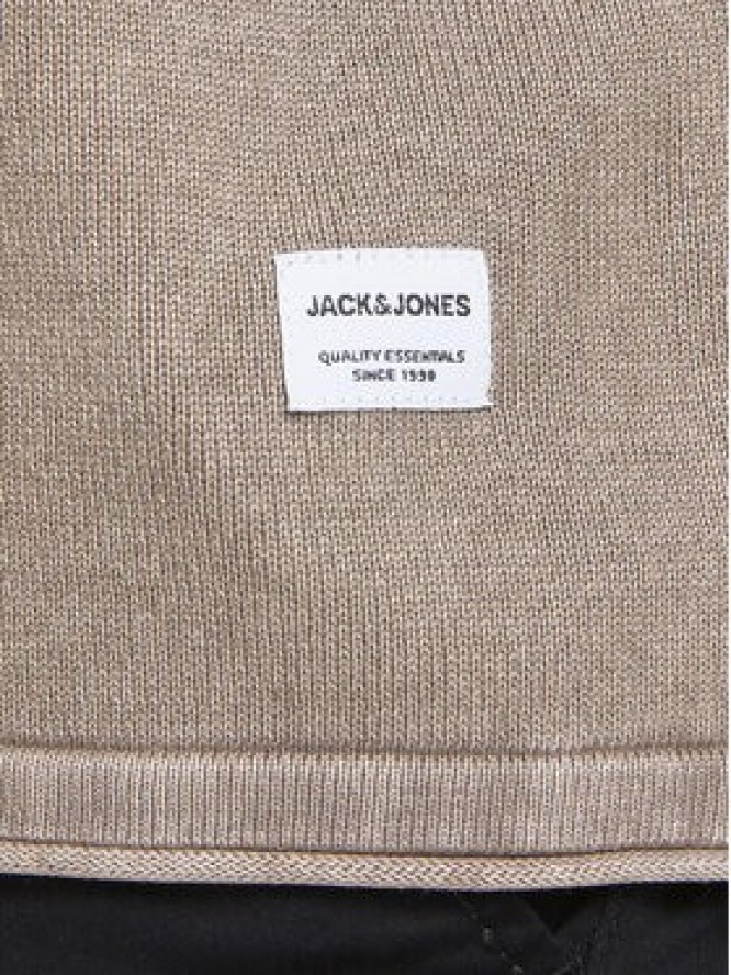 Jack&Jones Sweter Leo 12174001 Brązowy Regular Fit
