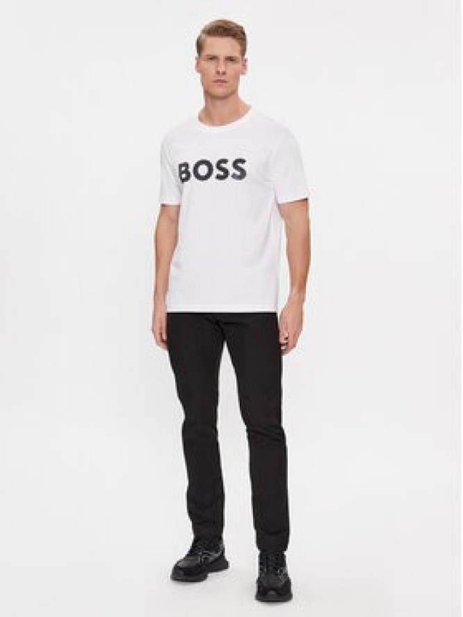 Boss T-Shirt Mirror 1 50506363 Biały Regular Fit