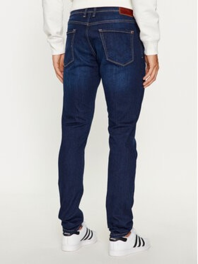 Pepe Jeans Jeansy Finsbury PM206321 Granatowy Skinny Fit