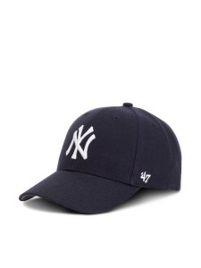 47 Brand Czapka z daszkiem New York Yankees 47 B-MVP17WBV-HM Granatowy