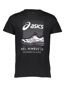 asics Koszulka "Nimbus" w kolorze czarnym rozmiar: S