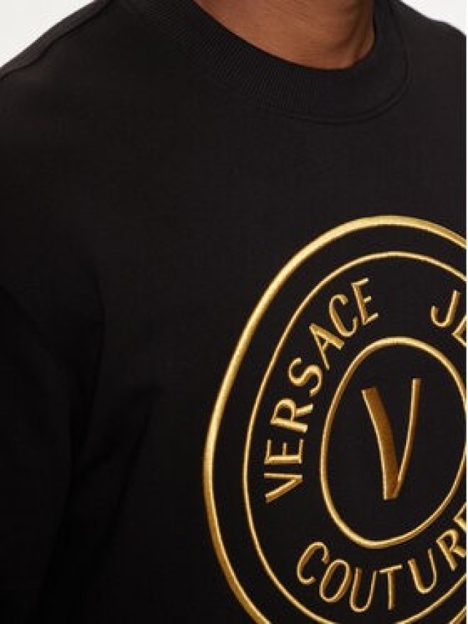 Versace Jeans Couture Bluza 76GAIT04 Czarny Regular Fit