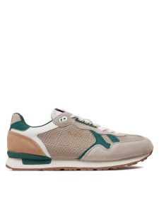 Pepe Jeans Sneakersy Brit Retro M PMS40004 Écru