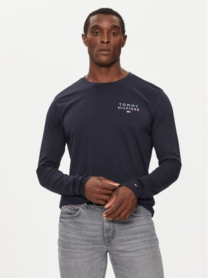 Tommy Hilfiger Longsleeve UM0UM02984 Granatowy Regular Fit