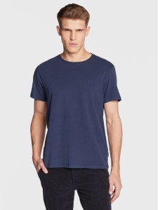 Blend T-Shirt Dinton 20714824 Granatowy Regular Fit