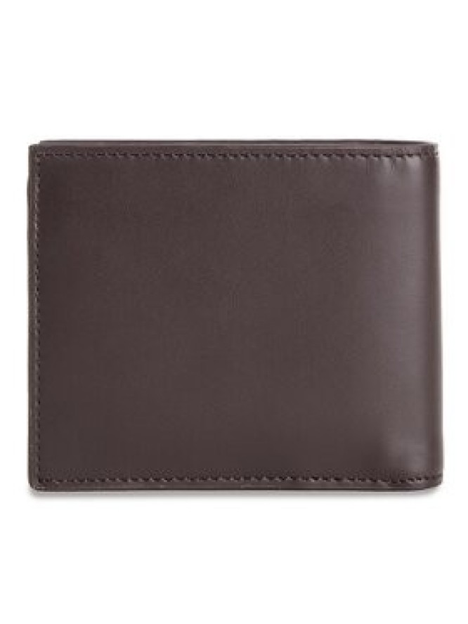 Lacoste Duży Portfel Męski Large Billfold & Coin NH1112FG Brązowy