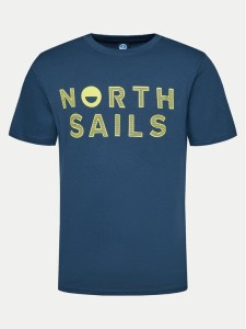 North Sails T-Shirt 692973 Niebieski Regular Fit