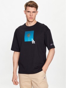 Champion T-Shirt 218924 Czarny Regular Fit