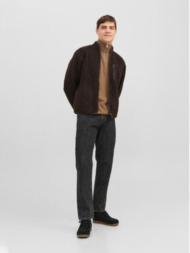 Jack&Jones Sweter 12189339 Brązowy Regular Fit