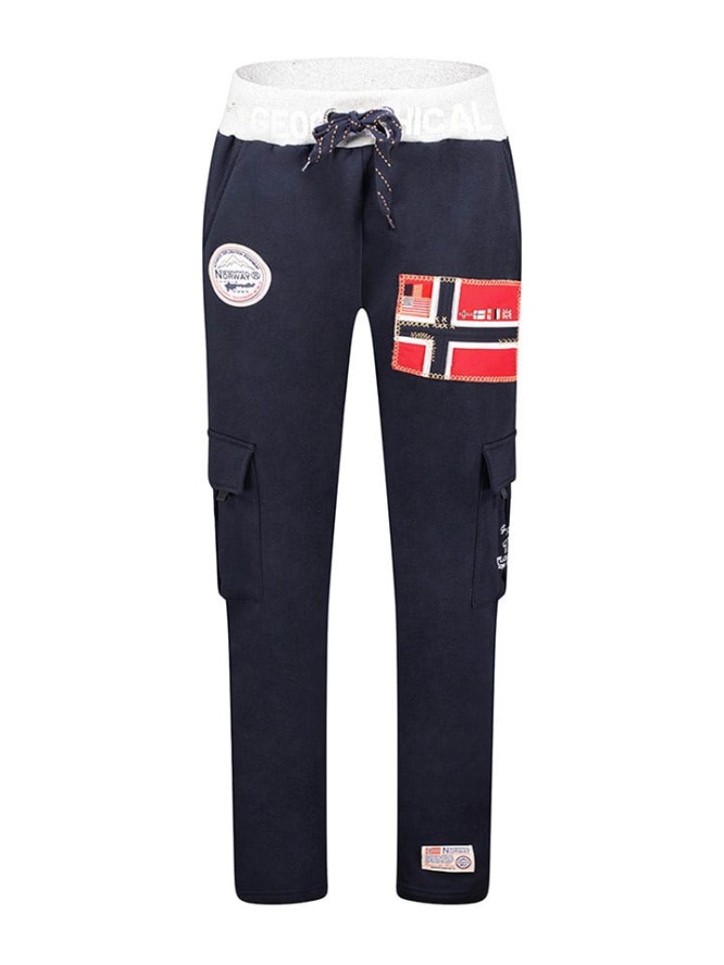 Geographical Norway Spodnie dresowe "Mycargo" w kolorze granatowym rozmiar: XXL