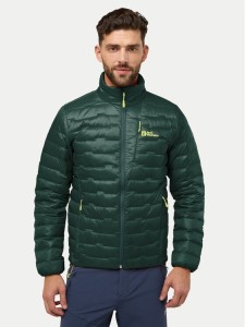 Jack Wolfskin Kurtka puchowa Passamani A61836 Zielony Regular Fit