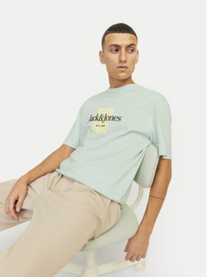 Jack&Jones T-Shirt Lafayette 12250436 Zielony Relaxed Fit