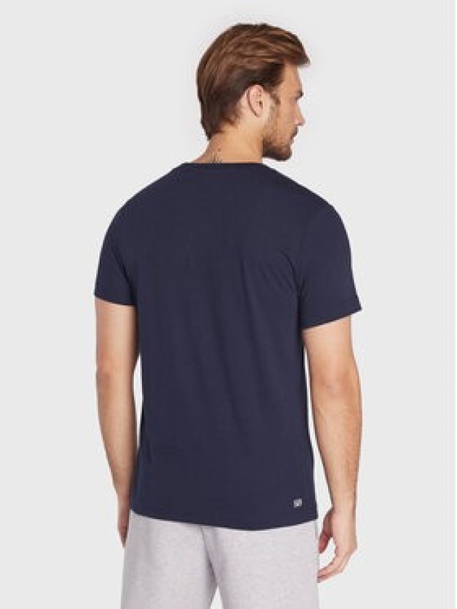 Lacoste T-Shirt TH2042 Granatowy Regular Fit