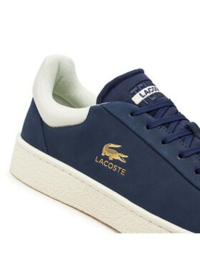 Lacoste Sneakersy Basehot Premium 747SMA0040 Granatowy