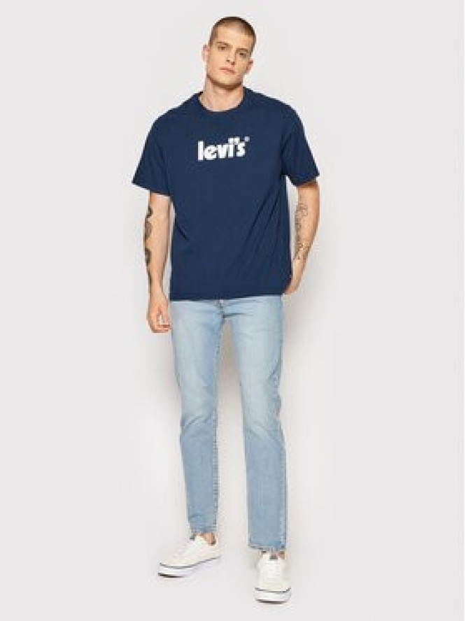 Levi's® T-Shirt 16143-0393 Granatowy Relaxed Fit