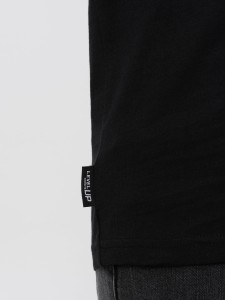 T-shirt męski bawełniany z kieszonką - czarny V1 OM-TSPT-0154 - XL