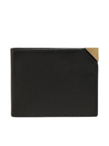 Calvin Klein Duży Portfel Męski Cut Corner Bifold 6cc W/Bill K50K509984 Czarny