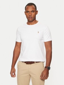 Polo Ralph Lauren T-Shirt 710740727 Biały Slim Fit