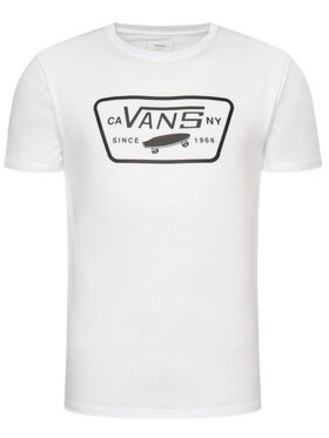 Vans T-Shirt Full Patch VN000QN8YB21 Biały Classic Fit