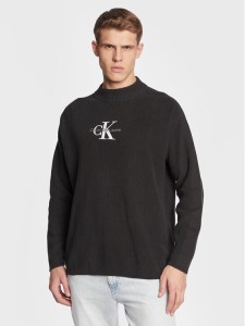 Calvin Klein Jeans Sweter J30J322460 Czarny Loose Fit