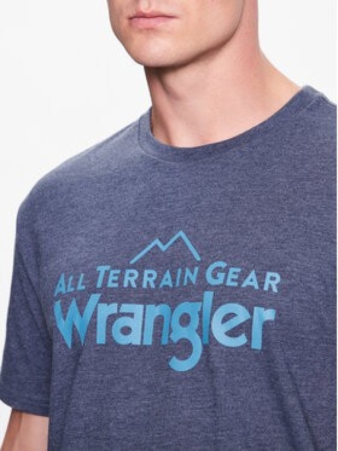 Wrangler T-Shirt Logo Tee WC5EGEC16 112335671 Granatowy Regular Fit